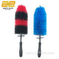 Racing mini type car wheel brush